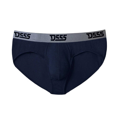 Black-Grey-Navy - Back - Duke Mens D555 London Kingsize Briefs (Pack of 3)