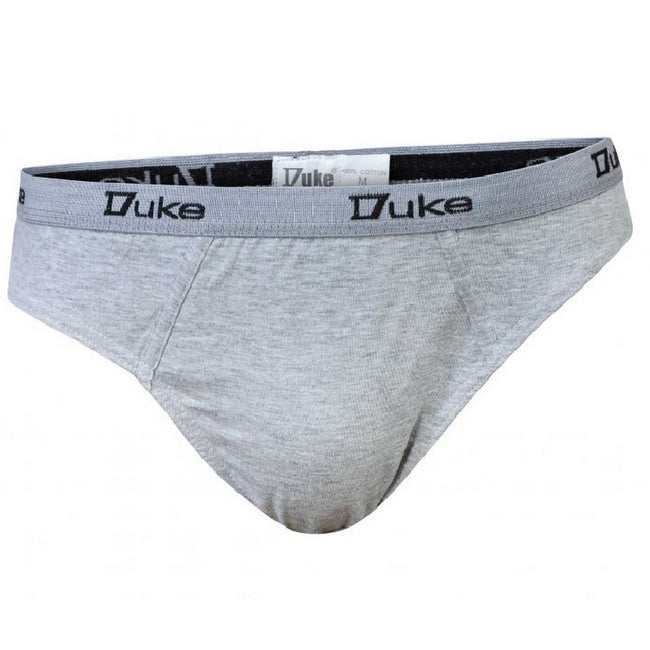 Black-Grey-Navy - Lifestyle - Duke Mens D555 London Kingsize Briefs (Pack of 3)