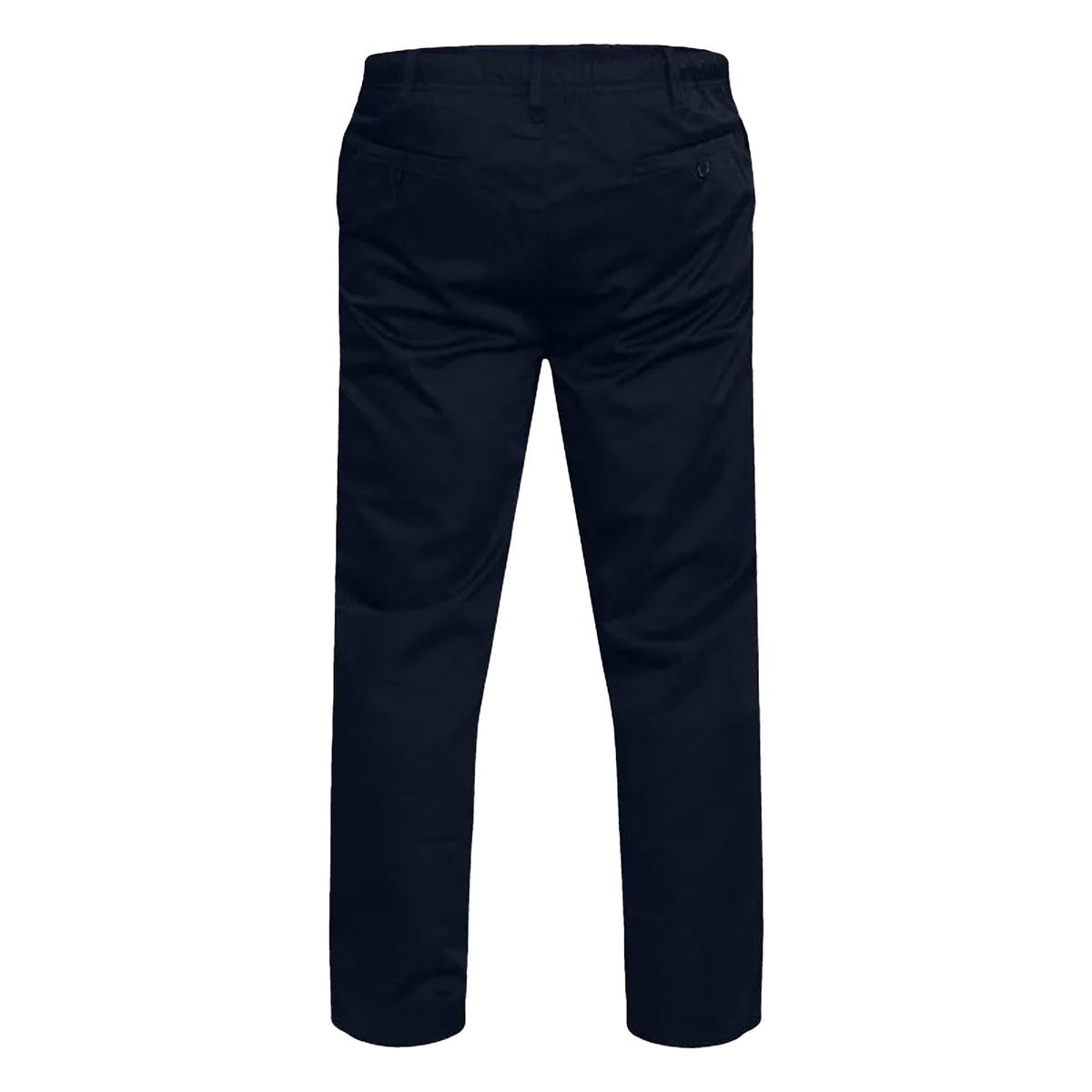 Navy - Back - Duke Mens D555 Basilio Elasticated Waist Rugby Trousers