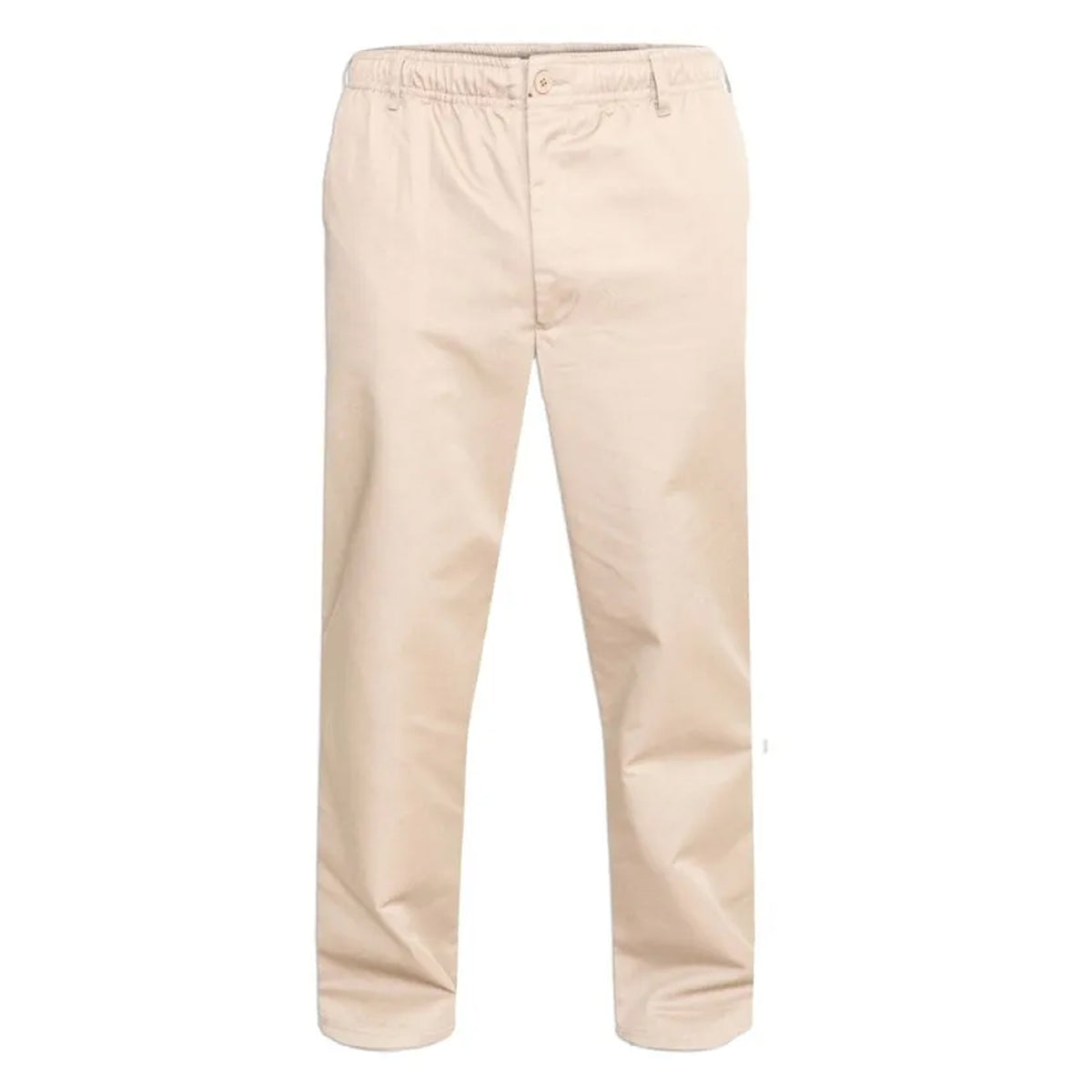Stone - Front - Duke Mens D555 Basilio Elasticated Waist Rugby Trousers