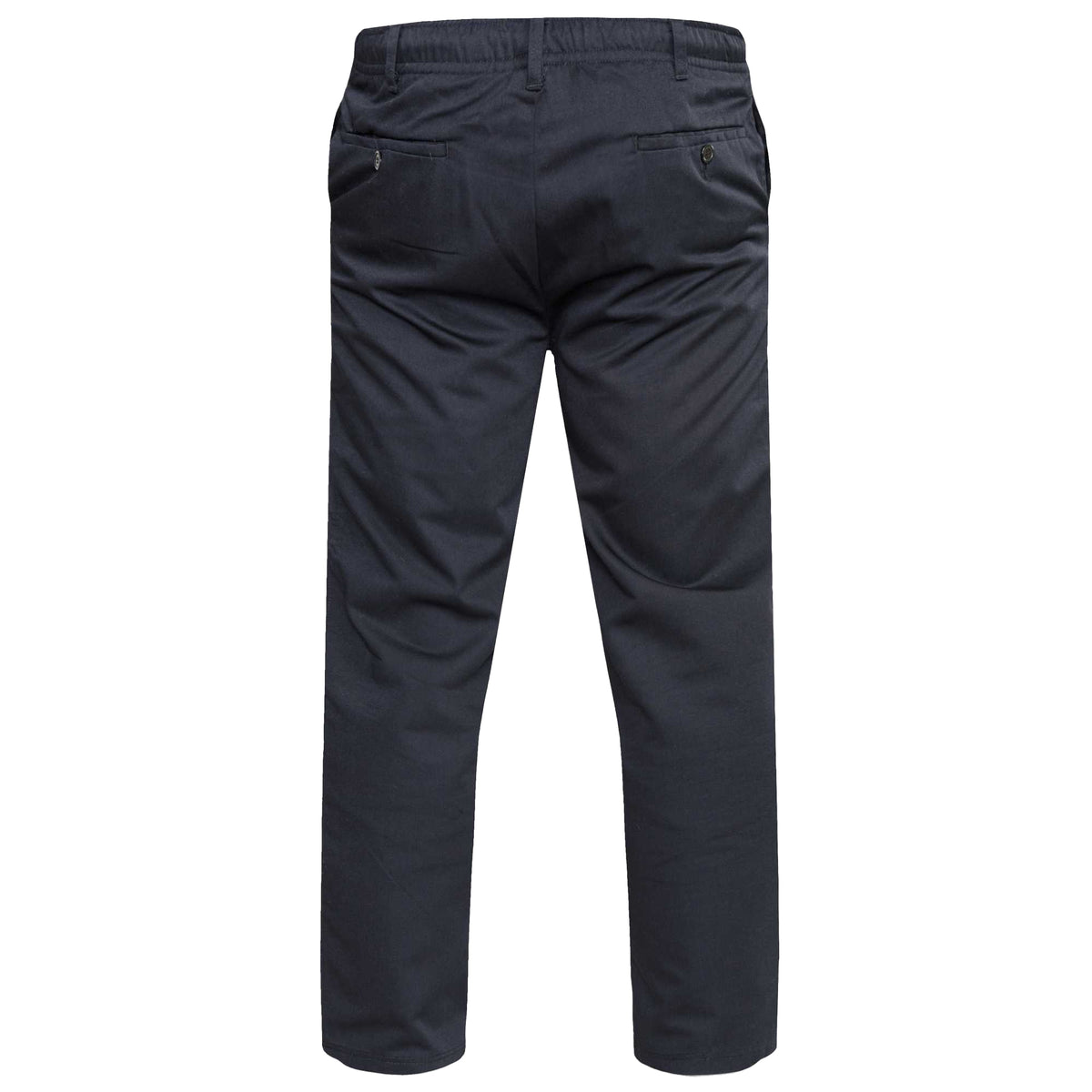 Black - Back - Duke Mens D555 Basilio Elasticated Waist Rugby Trousers