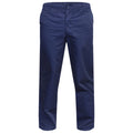 Navy - Front - D555 Mens Basilio D555 Full Elastic Waist Rugby Trousers