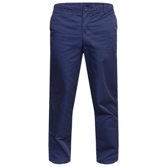 Navy - Front - Duke Mens D555 Basilio Elasticated Waist Rugby Trousers