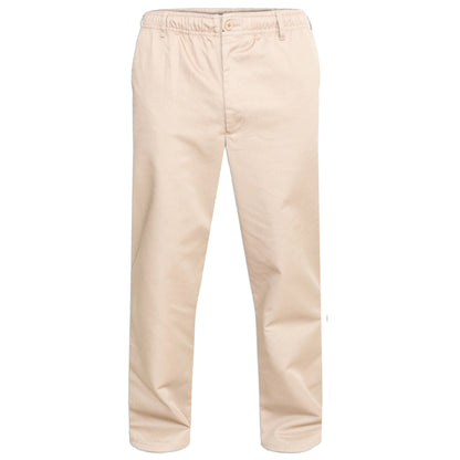 Stone - Front - Duke Mens D555 Basilio Elasticated Waist Rugby Trousers