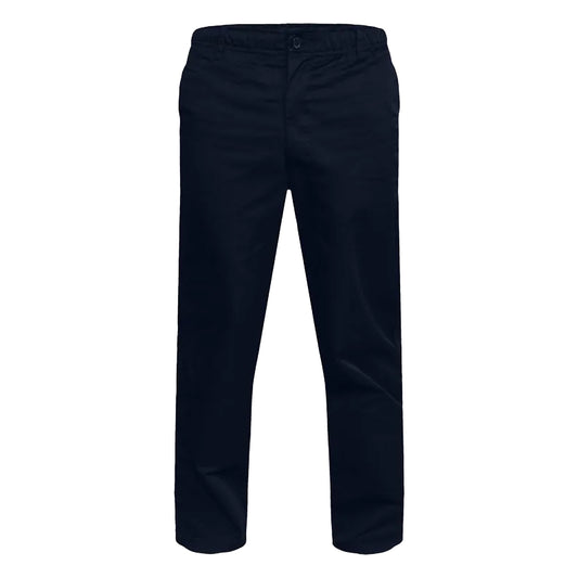 Navy - Front - Duke Mens D555 Basilio Elasticated Waist Rugby Trousers