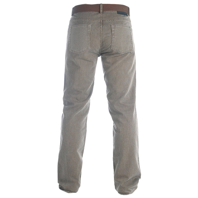 Brown - Back - Duke Mens D555 London Brian Bedford Cord Trousers