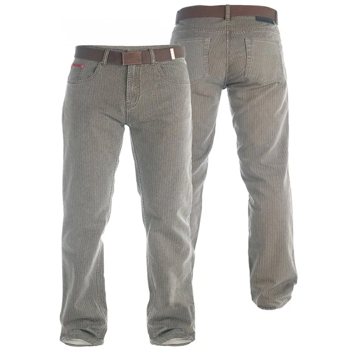 Brown - Lifestyle - Duke Mens D555 London Brian Bedford Cord Trousers