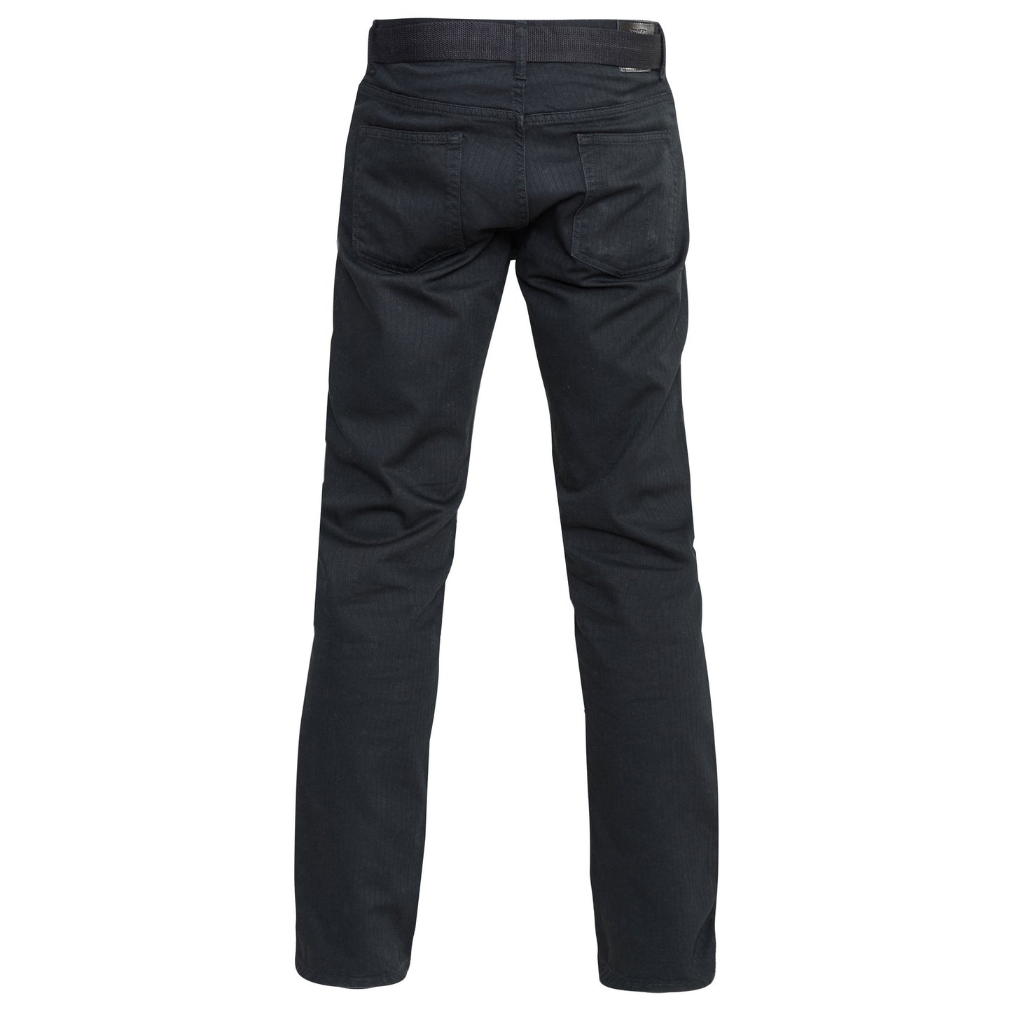 Black - Back - Duke Mens D555 London Mario Bedford Cord Trousers
