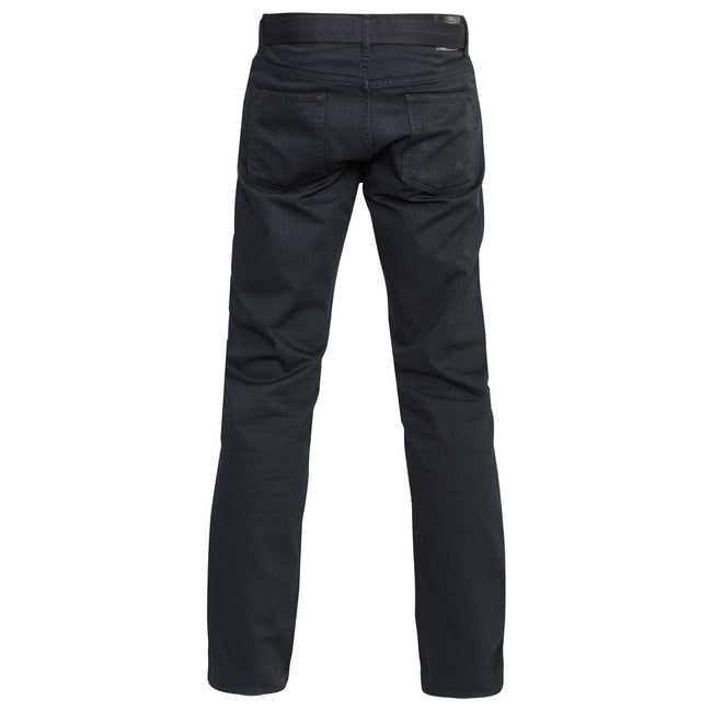 Black - Back - Duke Mens D555 London Mario Bedford Cord Trousers