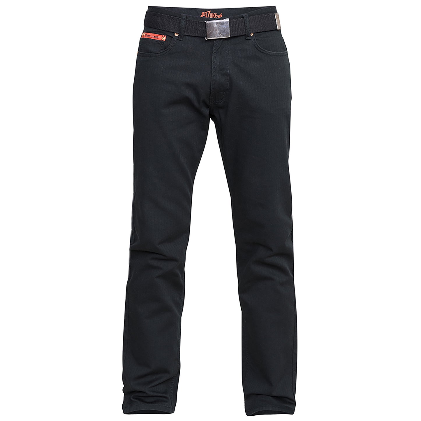 Black - Front - Duke Mens D555 London Mario Bedford Cord Trousers