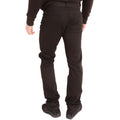 Black - Lifestyle - Duke London Mens Mario Bedford Cord Trousers With Belt