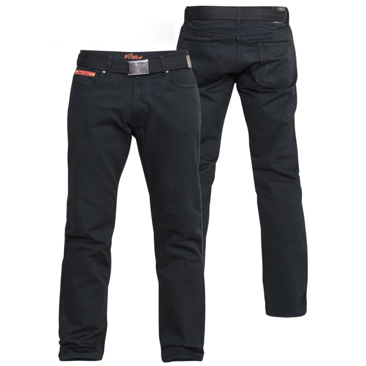 Black - Lifestyle - Duke Mens D555 London Mario Bedford Cord Trousers