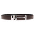 Black-Brown - Back - Duke Mens Charlie D555 Reversible Belt