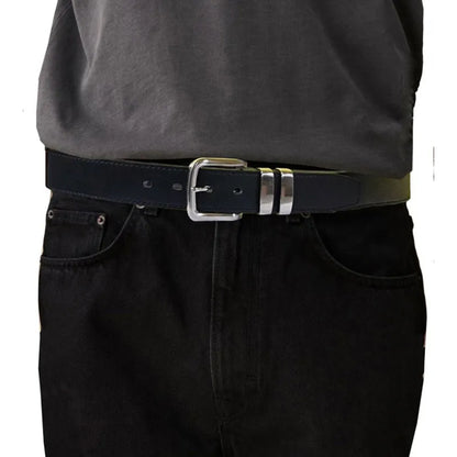 Black - Pack Shot - Duke D555 Noah Loop Waist Belt