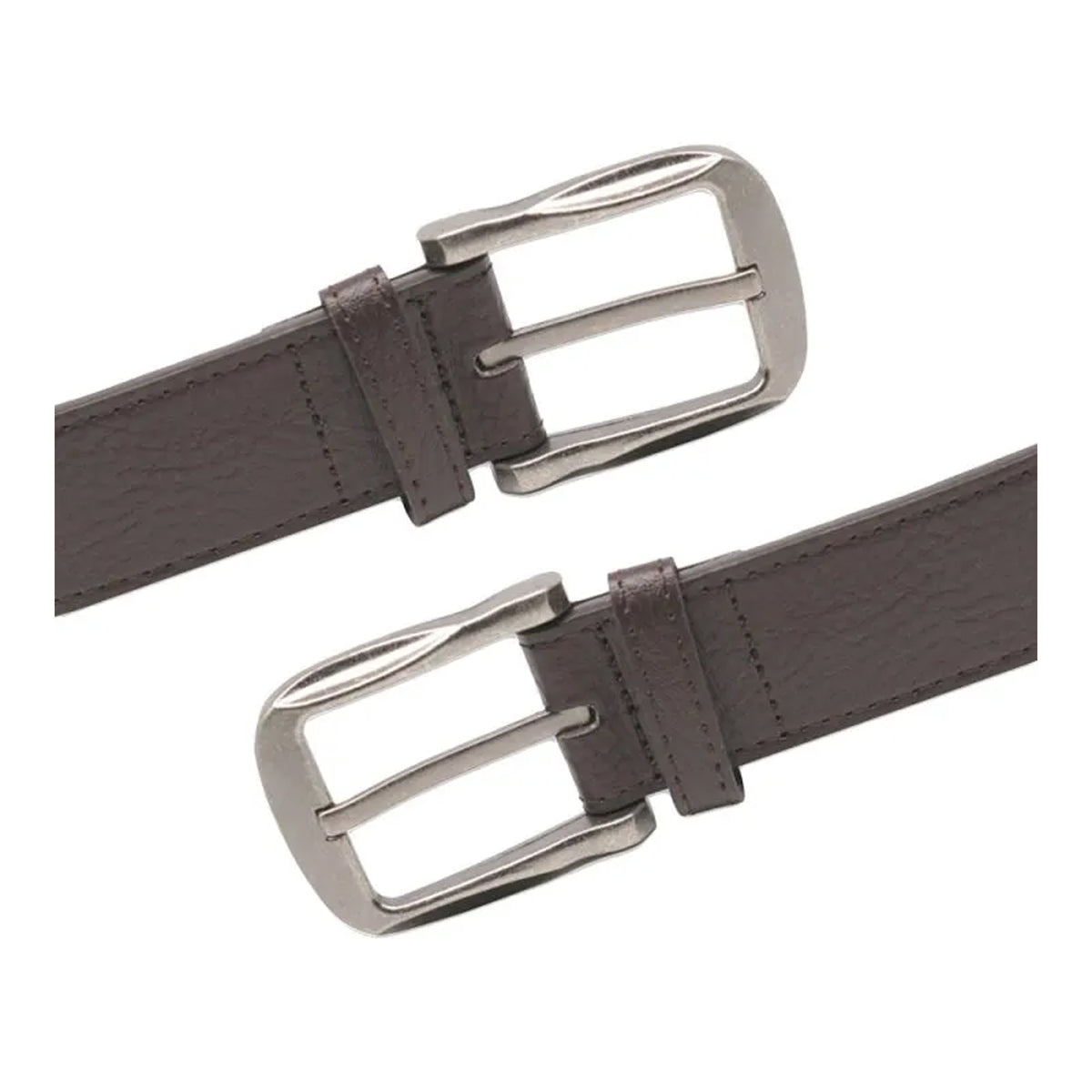 Brown - Lifestyle - Duke Mens D555 Harrison Bonded Leather Waist Belt