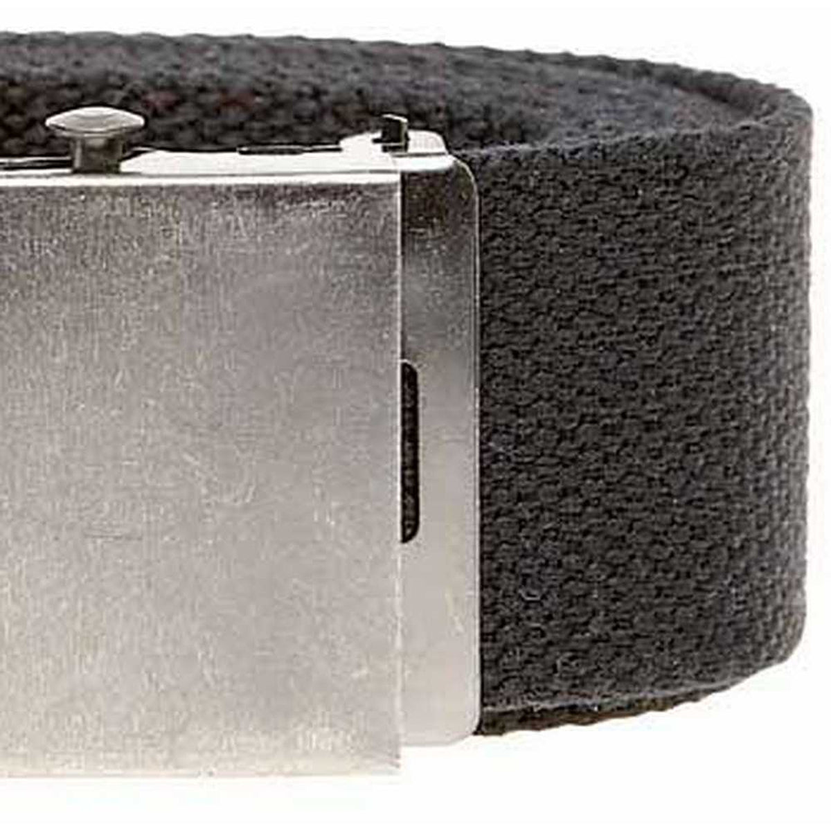 Black - Back - Duke Mens D555 Edward Webbing Waist Belt