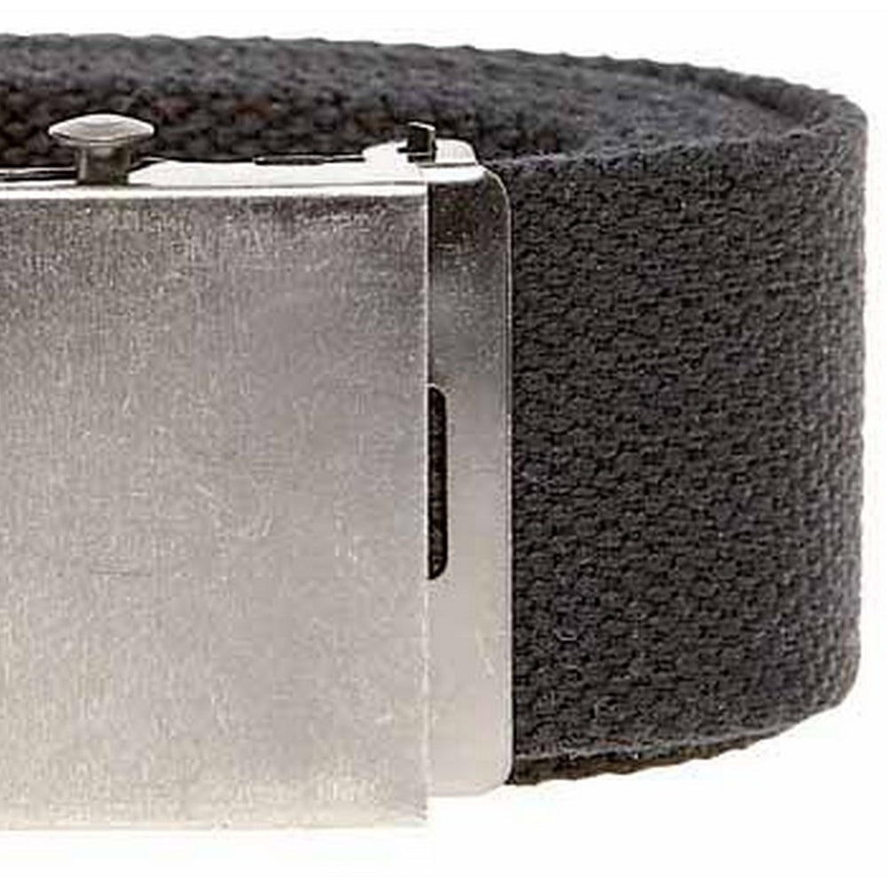 Black - Back - Duke Mens D555 Edward Webbing Waist Belt