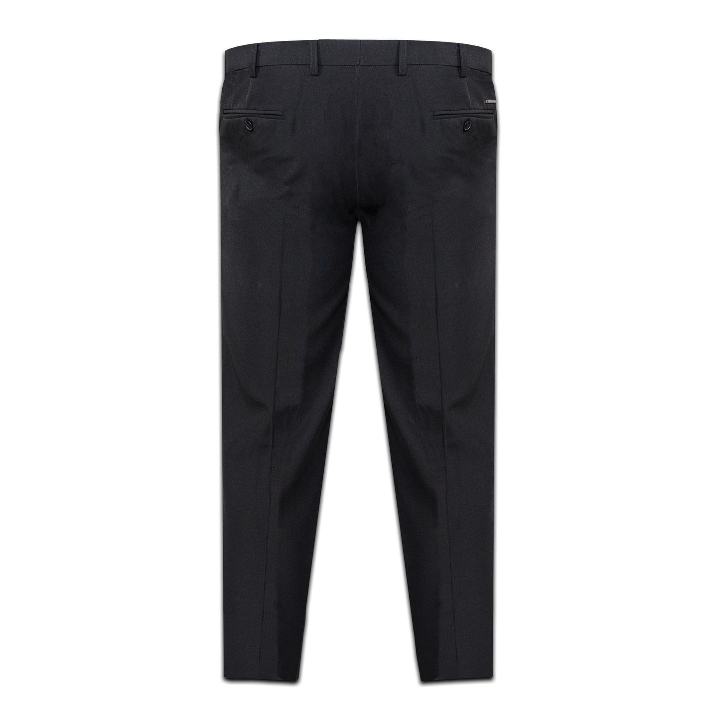 Black - Back - Duke Mens D555 Max Adjustable Waist Kingsize Trousers