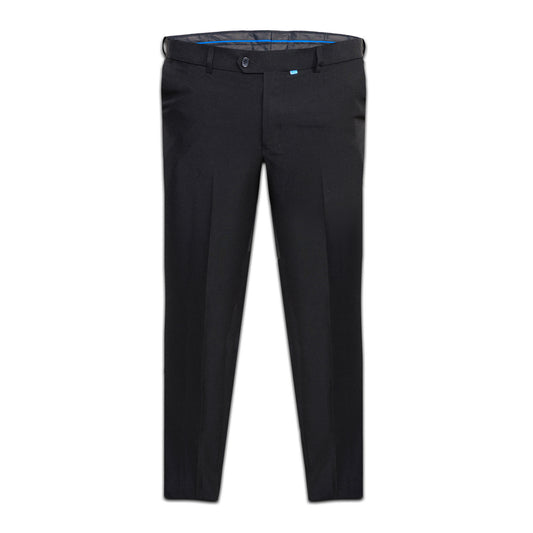 Black - Front - Duke Mens D555 Max Adjustable Waist Kingsize Trousers