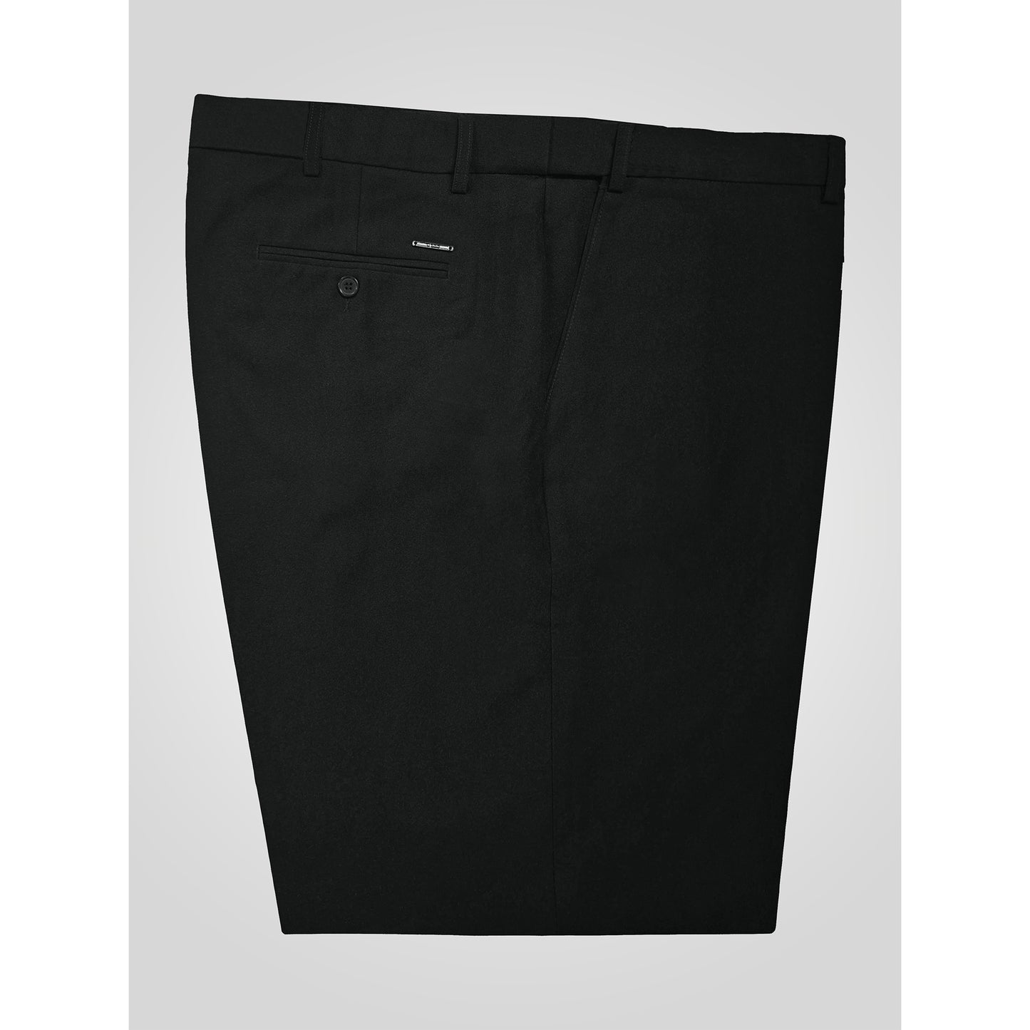 Black - Lifestyle - Duke Mens D555 Max Adjustable Waist Kingsize Trousers