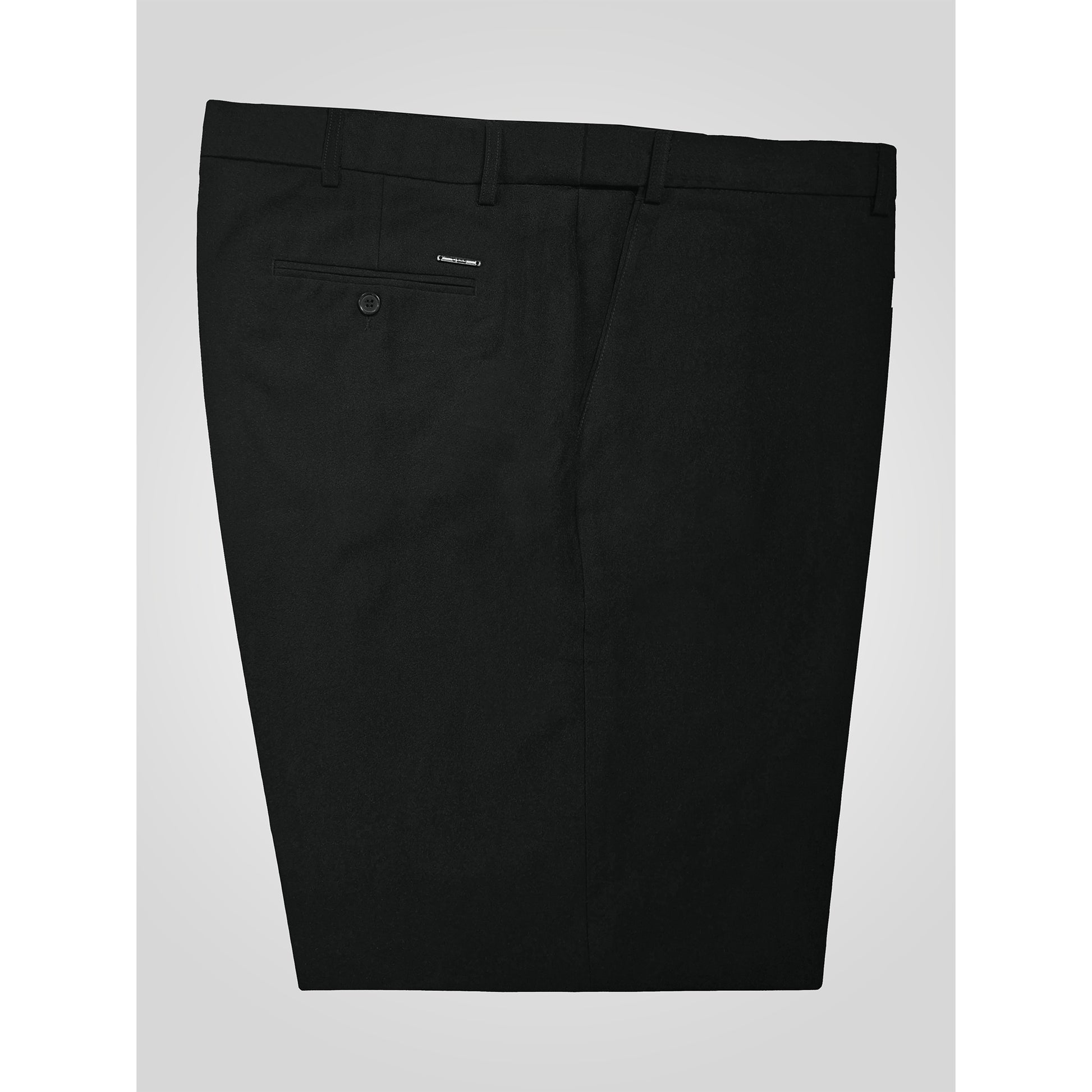 Black - Lifestyle - Duke Mens D555 Max Adjustable Waist Kingsize Trousers