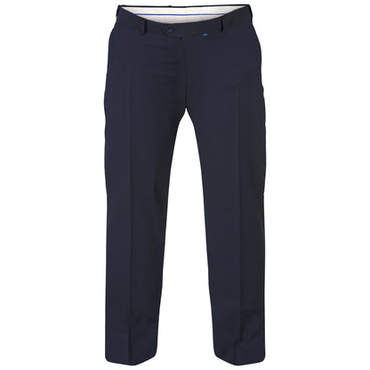 Navy - Front - Duke Mens D555 Supreme Stretch Kingsize Trousers