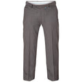 Charcoal - Front - Duke Mens D555 Supreme Stretch Kingsize Trousers
