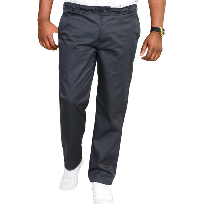 Black - Side - Duke Mens D555 Basilio Kingsize Rugby Trousers