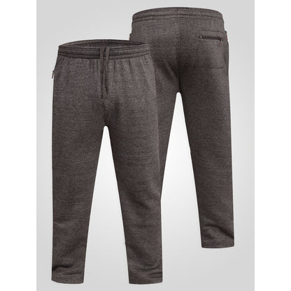 Grey - Lifestyle - Duke Mens D555 Albert Rockford Open Hem Kingsize Jogging Bottoms