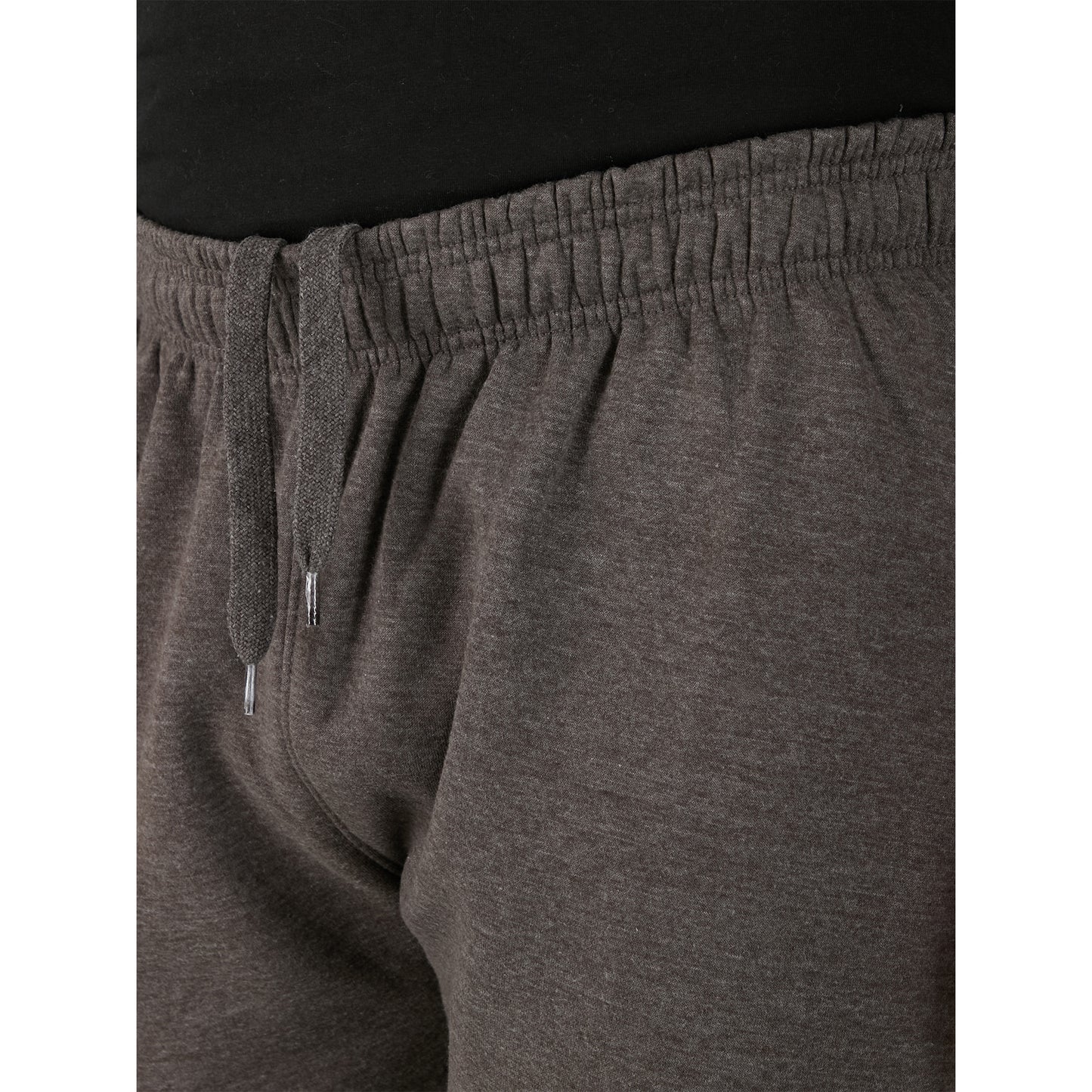 Grey - Close up - Duke Mens D555 Albert Rockford Open Hem Kingsize Jogging Bottoms