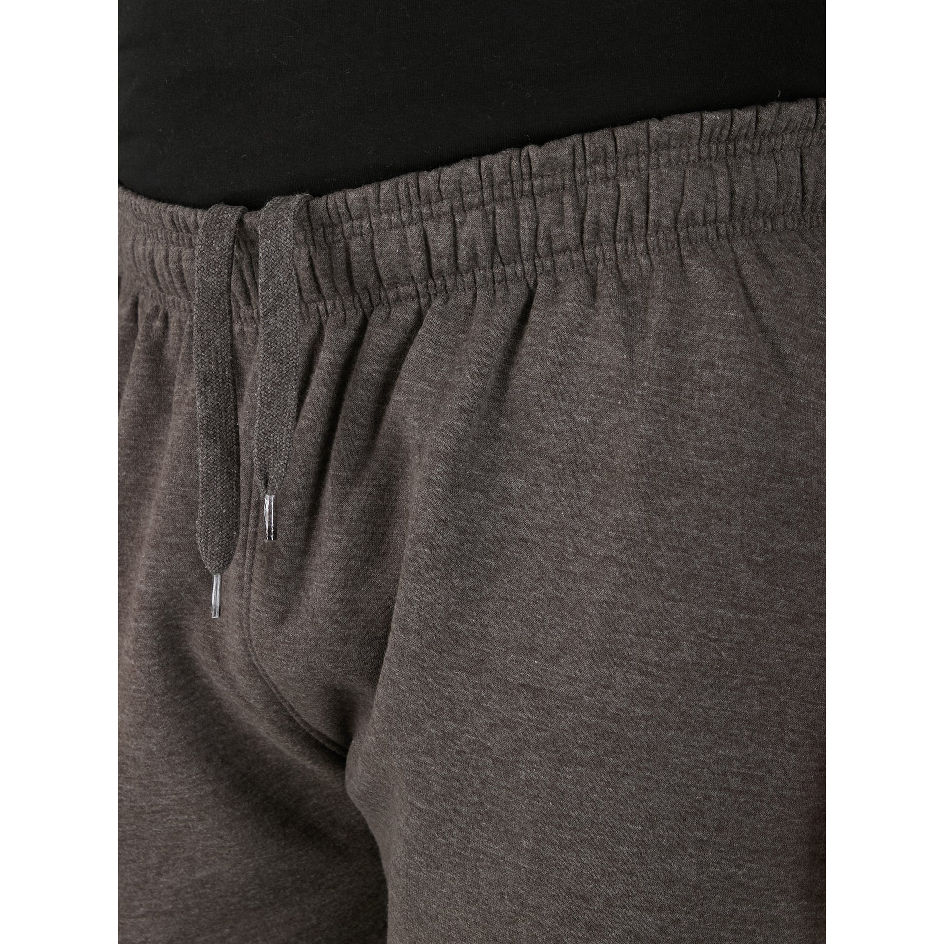 Grey - Close up - Duke Mens D555 Albert Rockford Open Hem Kingsize Jogging Bottoms