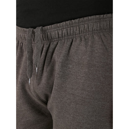 Grey - Close up - Duke Mens D555 Albert Rockford Open Hem Kingsize Jogging Bottoms