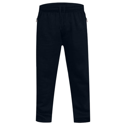 Navy - Front - Duke Mens D555 Albert Rockford Open Hem Kingsize Jogging Bottoms