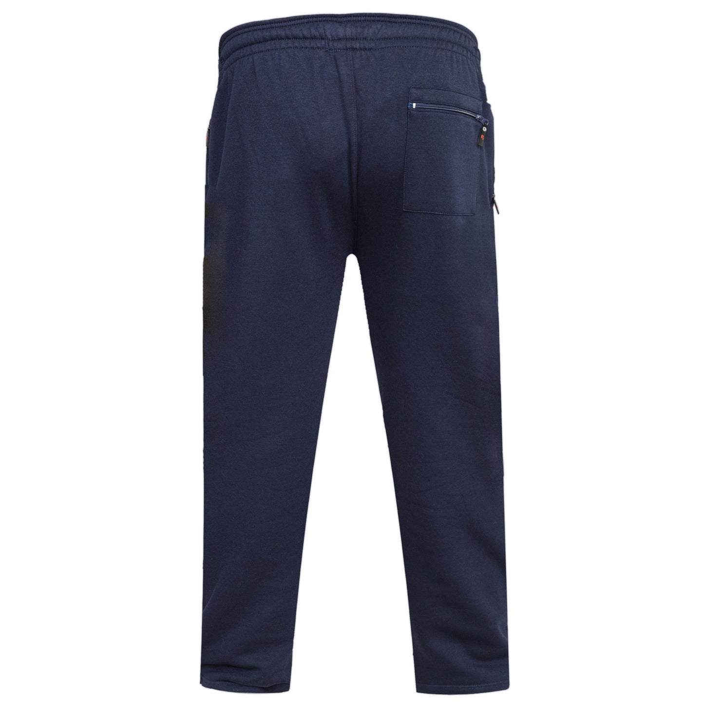 Navy - Back - Duke Mens D555 Albert Rockford Open Hem Kingsize Jogging Bottoms