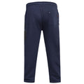 Navy - Back - D555 Mens Kingsize Albert Open Hem Jogging Bottoms