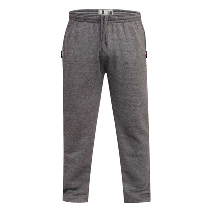 Grey - Front - Duke Mens D555 Albert Rockford Open Hem Kingsize Jogging Bottoms