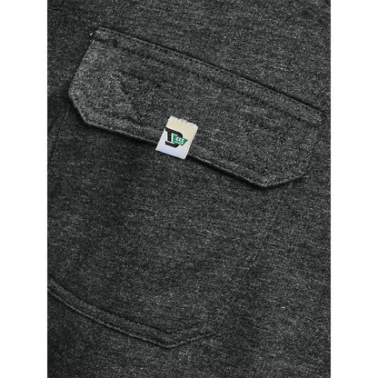 Grey - Side - Duke Mens D555 Rory Fleece Lightweight Kingsize Jogging Bottoms