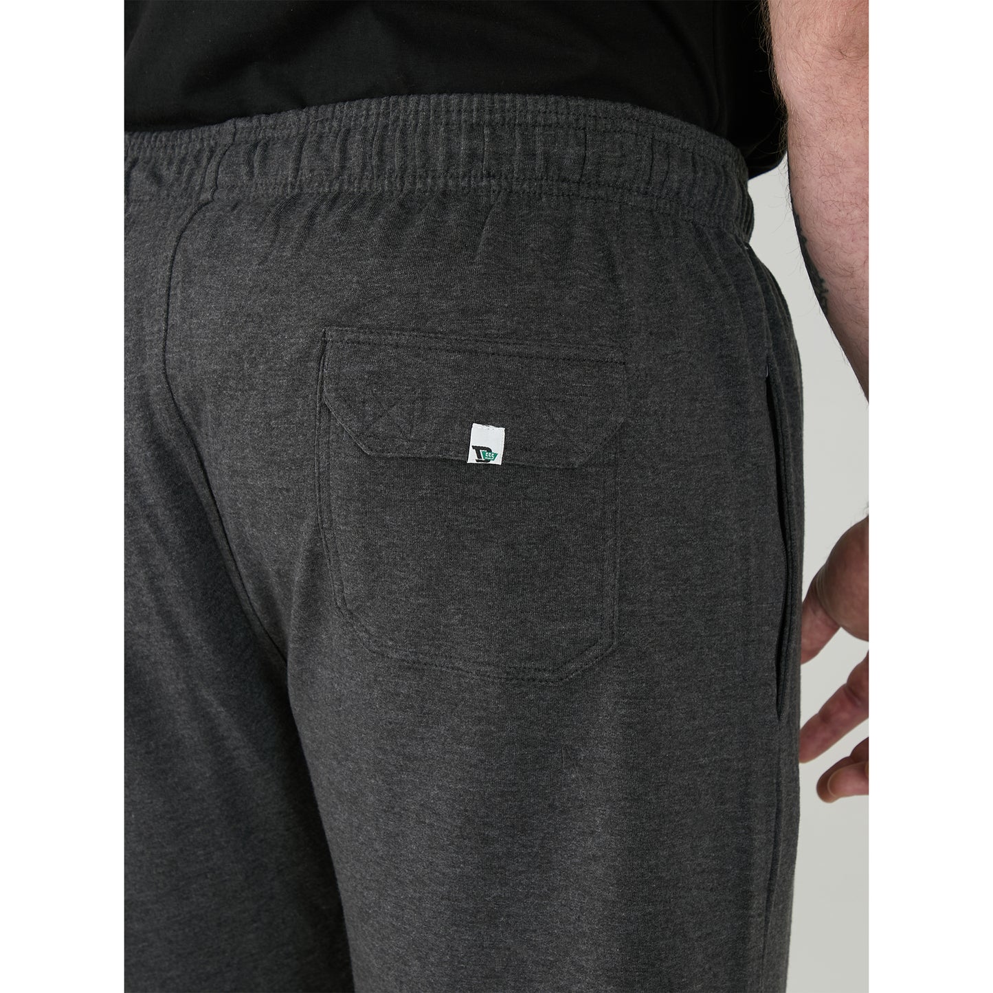 Grey - Pack Shot - Duke Mens D555 Rory Fleece Lightweight Kingsize Jogging Bottoms