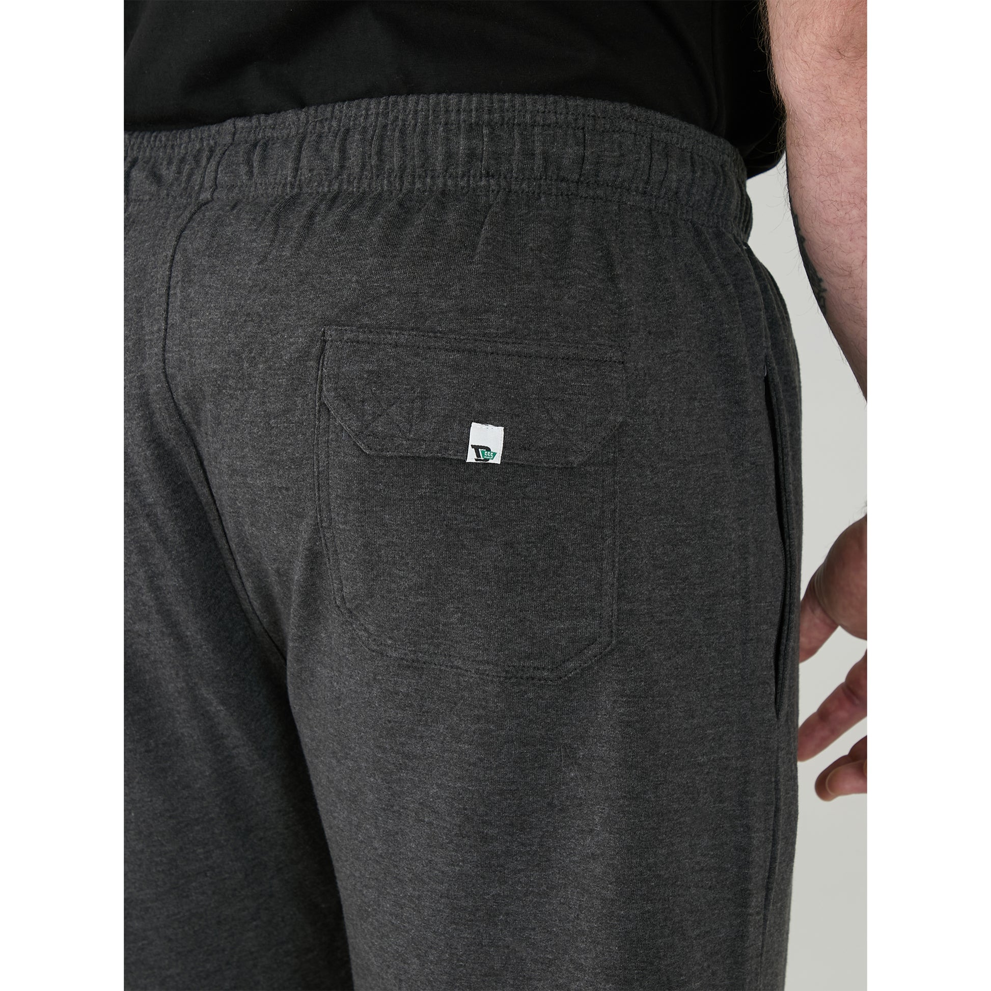 Grey - Pack Shot - Duke Mens D555 Rory Fleece Lightweight Kingsize Jogging Bottoms