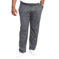 Black - Back - D555 Mens Kingsize Rory Lightweight Fleece Jogging Bottoms