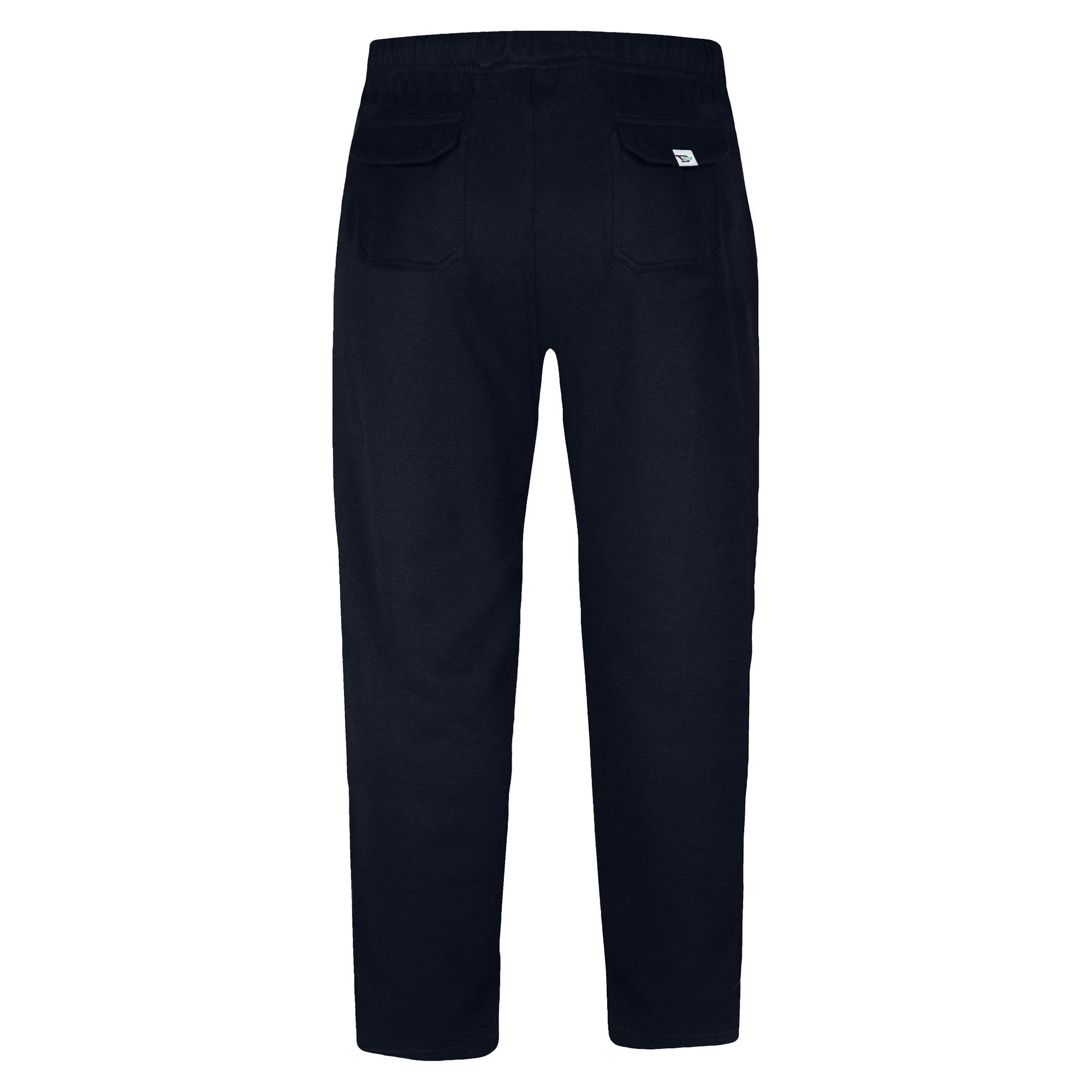 Navy - Back - Duke Mens D555 Rory Fleece Lightweight Kingsize Jogging Bottoms