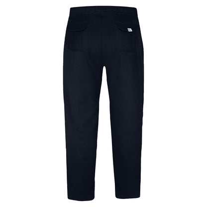 Navy - Back - Duke Mens D555 Rory Fleece Lightweight Kingsize Jogging Bottoms