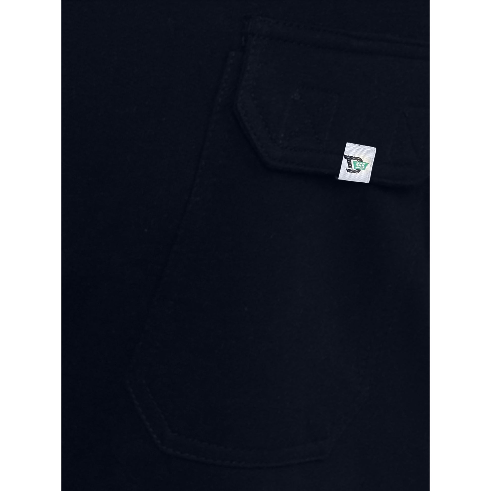 Navy - Side - Duke Mens D555 Rory Fleece Lightweight Kingsize Jogging Bottoms