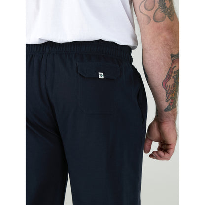 Navy - Pack Shot - Duke Mens D555 Rory Fleece Lightweight Kingsize Jogging Bottoms