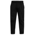 Black - Lifestyle - D555 Mens Kingsize Rory Lightweight Fleece Jogging Bottoms