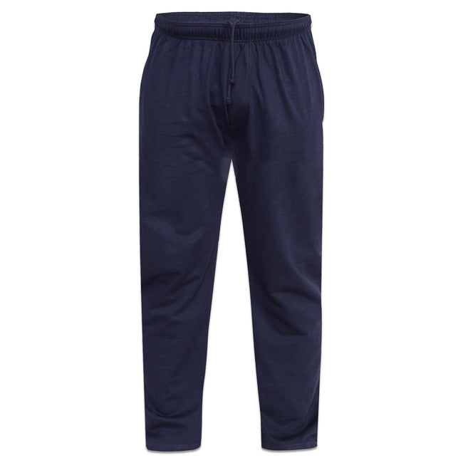 Navy - Front - Duke Mens D555 Rory Fleece Lightweight Kingsize Jogging Bottoms