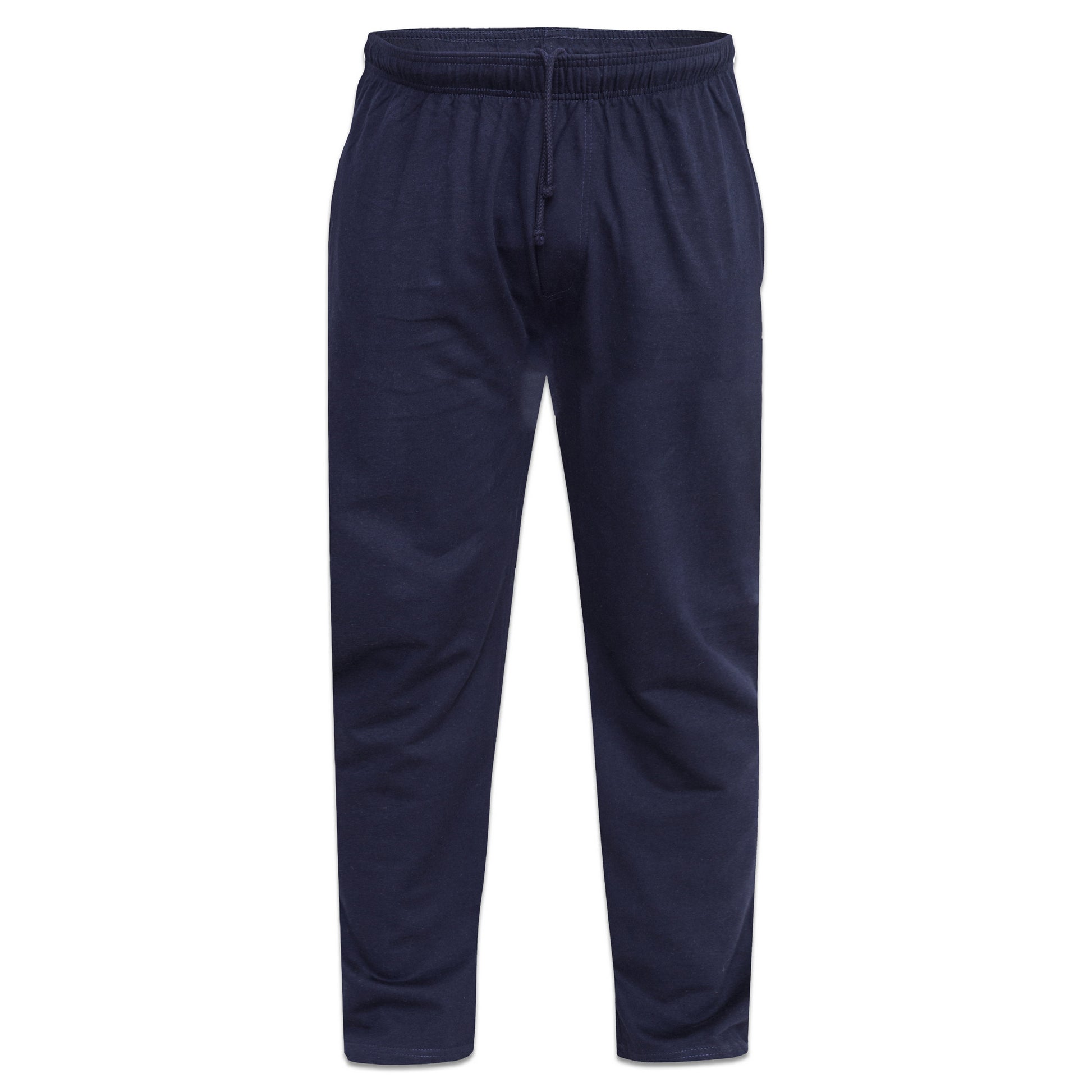 Navy - Front - Duke Mens D555 Rory Fleece Lightweight Kingsize Jogging Bottoms