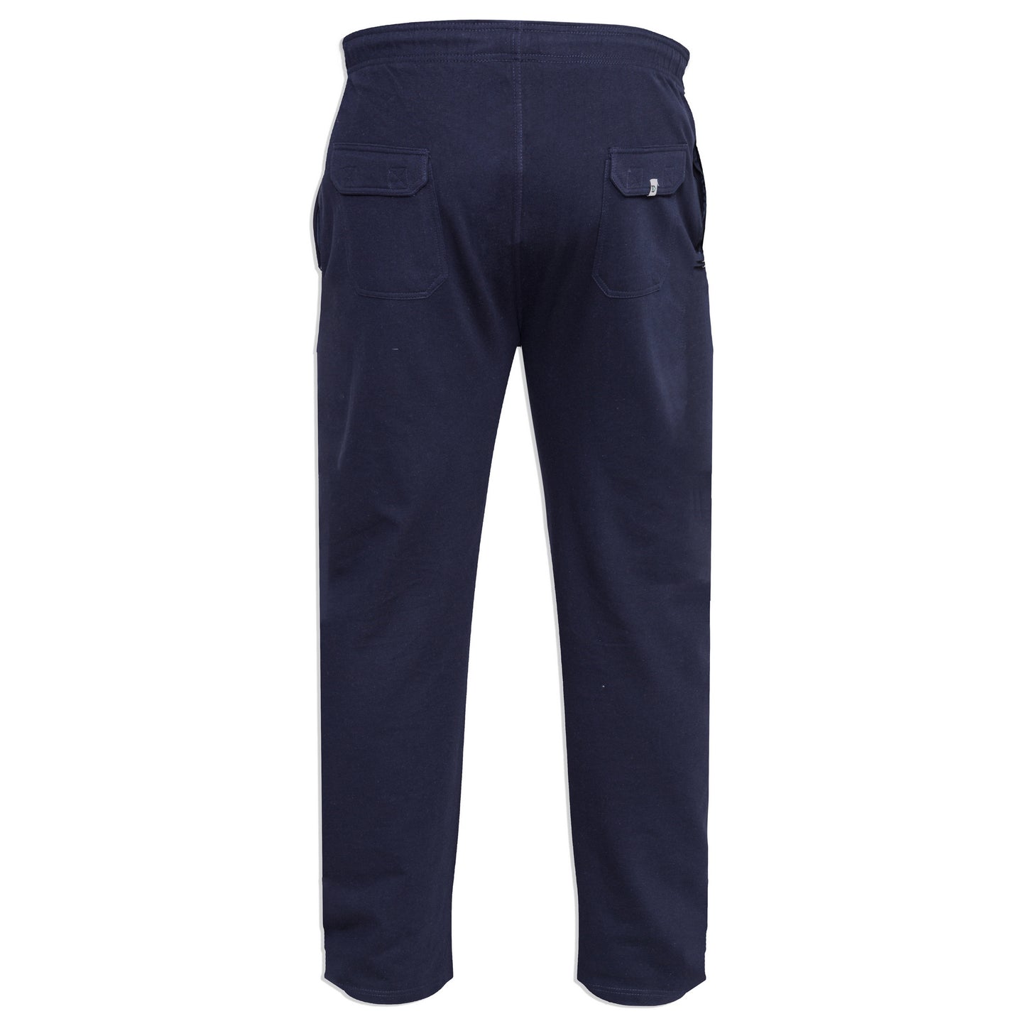 Navy - Back - Duke Mens D555 Rory Fleece Lightweight Kingsize Jogging Bottoms