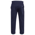 Navy - Back - Duke Mens D555 Rory Fleece Lightweight Kingsize Jogging Bottoms