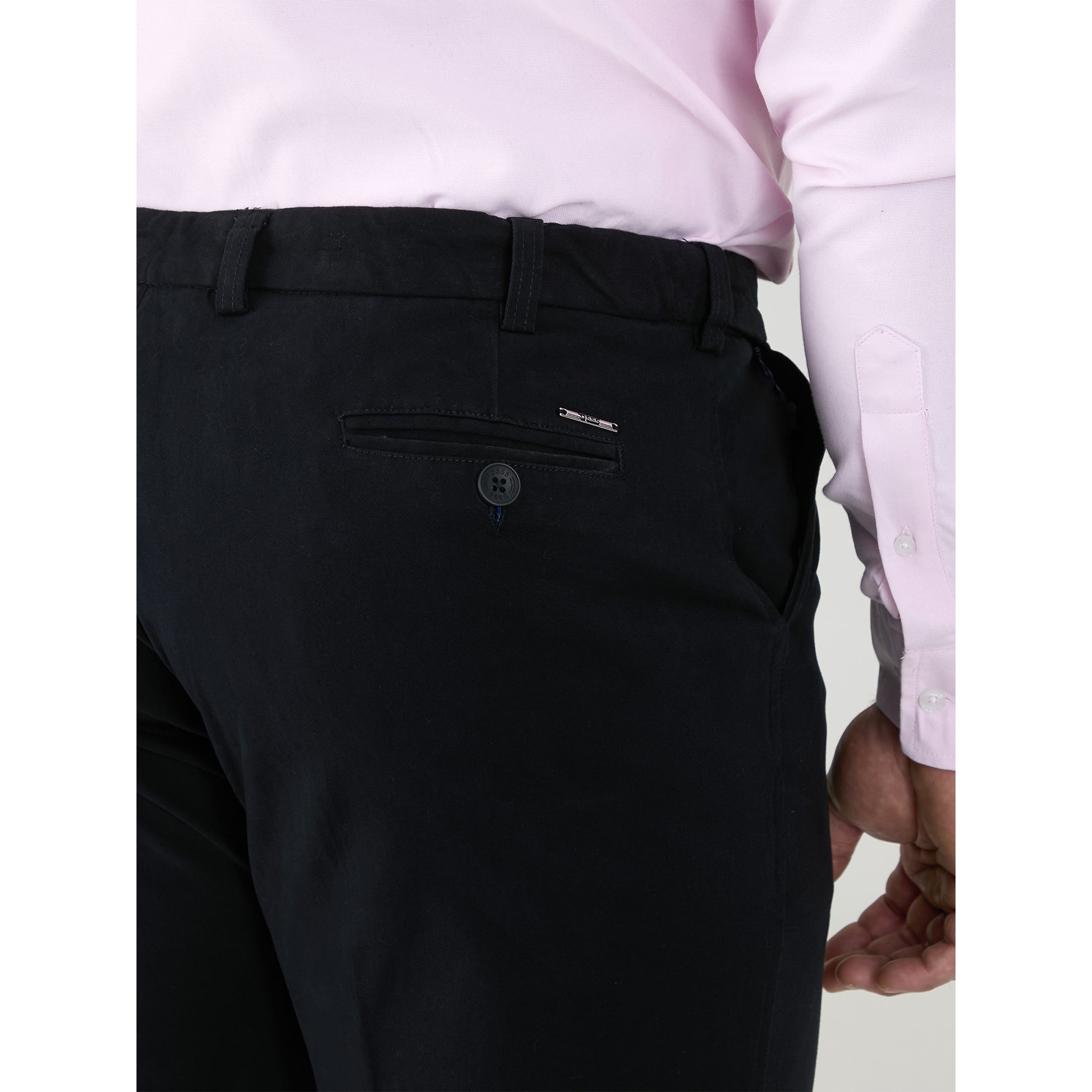 Indigo - Pack Shot - Duke Mens D555 Bruno Stretch Chino Kingsize Trousers